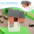 thumbnail image 3 of IFANLANDOR 1 Set Miniature Hen House Made Of Plastic For Interactive Assembly, 3 of 6