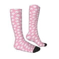 thumbnail image 3 of Picia Women Crew Soft Moisture-wicking Socks Cute Cat Pattern Design Cotton Socks, One Size fit All, 3 of 9