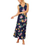 Sunlillies Printed Cover-Up Maxi Dress