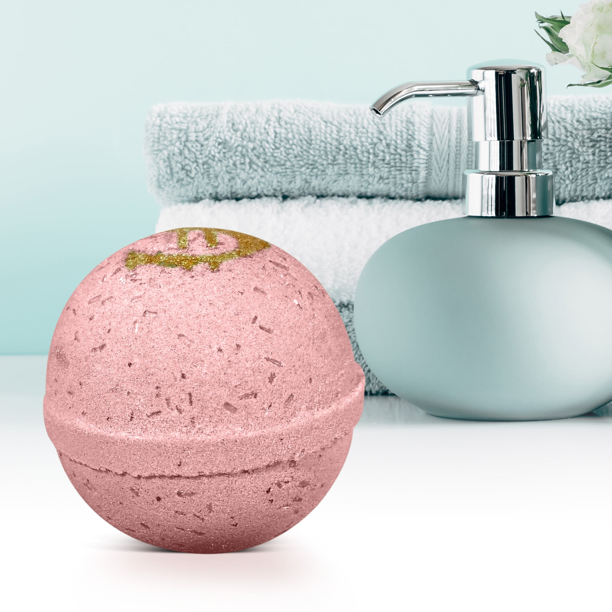 4 Set Bath Bombs with Money Surprise Inside - Prize up to 100 Inside - Handmade from Natural and Organic Ingredients - Made in USA