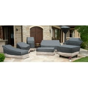 Modern Leisure Renaissance Ultralite Patio Loveseat Cover, 66L x 40W x 39H, Gray