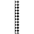 thumbnail image 3 of Ekena Millwork 94"H x 1/8"T Marrakesh Adjustable Acrylic Decorative Slat Wall Panel Kit, Black (contains 11 Slats + 1 Straight Edge Starter Slat), 3 of 11