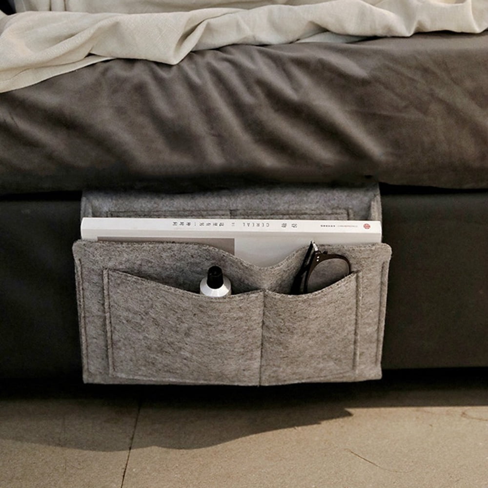 Christmas Home Bed Storage Bag Pockets Headboard Hanging Holder