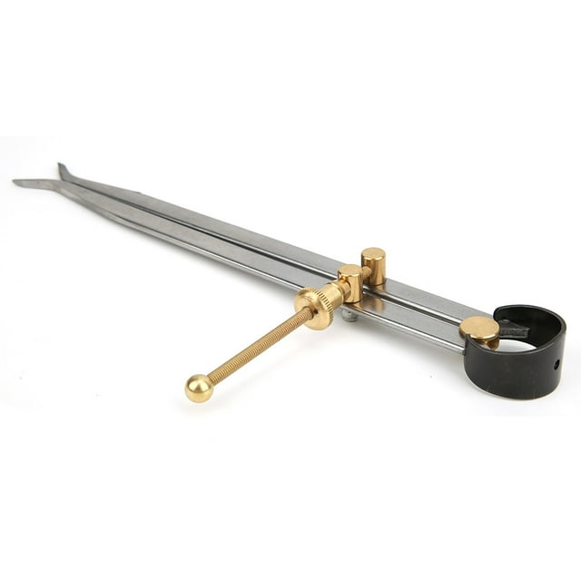 Heat Quenched Spring Divider Carbon Steel Brass Flat Leg Inside Spring Caliper for Scribing
