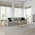 thumbnail image 6 of Evelyn&Zoe Inez 20" Wide Square Side Table, Brass, 6 of 10