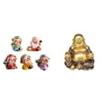 thumbnail image 1 of Figuras del dios de y la riqueza, escultura de Buda Maitreya, estatua de resina de mesa, adorno Feng Shui para dormitorio, decoración de fi, 1 of 8