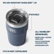 thumbnail image 2 of Vaso YETI Rambler apilable de 473 ml con aislamiento al vacío, 2 of 9