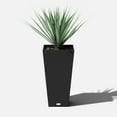 thumbnail image 3 of Veradek V-Resin Taper Tall Plastic Planter - Black - 30 in., 3 of 8