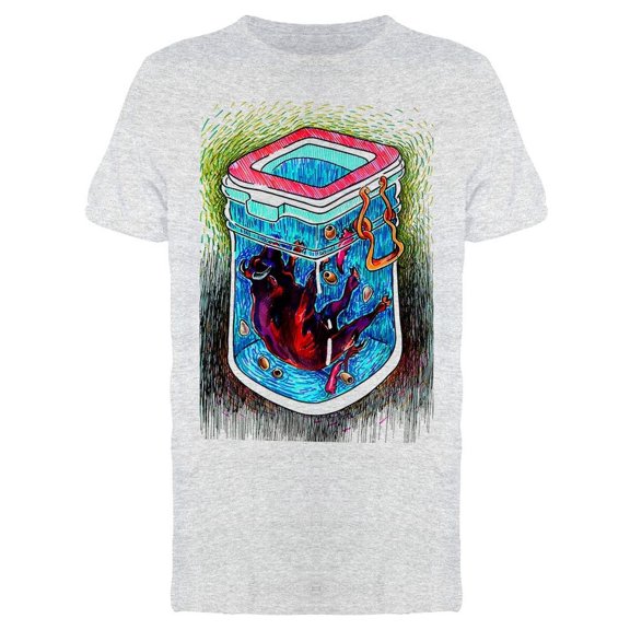 Abstract Psychedelic Bull Tee Men's -Image by Shutterstock