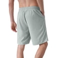 thumbnail image 5 of Aimik Mens Sport Shorts Textured Curved Seams Mens Active Shorts Summer Quick Dry Material Running Shorts for Training or Sports, 5 of 6