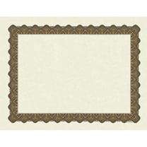 Great Papers! Metallic Border Printed Parchment Certificates, 8 1/2" x 11", Gold, Pack of 25