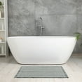 thumbnail image 5 of REGALWOVEN Boho Bathroom Rug, Woven Tecture Rug for Bedroom Throw Rug with Fringe Grey 16" x 24", 5 of 6