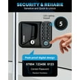 thumbnail image 4 of Kohree Upgraded RV Door Lock Keyless Entry, Replacement RV Door Lock with APP, Fingerprint, Password, Keys, Bluetooth RV Keyless Entry Door Lock for Trailer Camper RV Travel Trailer Door Latch, 4 of 10