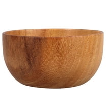 SOPOTUTU Large Wooden Serving Bowl for Salads and Family Dining, Wood Bowl Set for Kitchen and Table Use