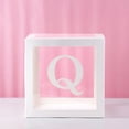 thumbnail image 1 of Baby Girl Birthday Party Decorations Letters Box Kit White Transparent Boxes Wedding Confession Scene Arrangement Balloon Gift Box, 1 of 9