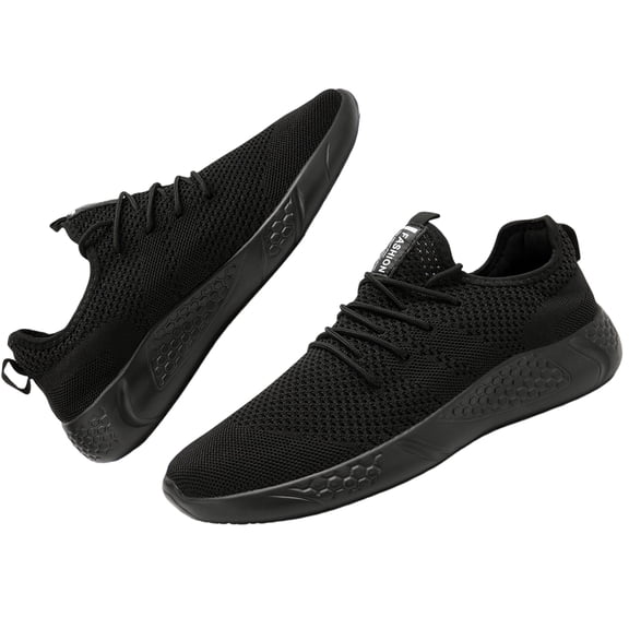 GLYGML Men's Mesh Running Shoes, Ultra Lightweight Breathable Sneakers with Cushioned Insole for Walking Gym and Casual Wear