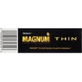 thumbnail image 3 of TROJAN MAGNUM Thin Lubricated Premium Latex Condoms Large Size 12 Each (Pack of 4), 3 of 9