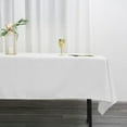 thumbnail image 5 of BalsaCircle 6 Pieces 60" x 102" White Rectangle Polyester Tablecloths Table Cover Linens, 5 of 8