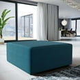 thumbnail image 4 of Modway Mingle Fabric Ottoman in Blue, 4 of 4