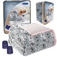 thumbnail image 1 of Shavel Home Products Micro Flannel Electric Reversible Sherpa Blanket, King, Cat Collage, 1 of 4