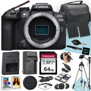 Canon EOS R10 Mirrorless Camera (Body Only) + 64 GB Memory + Tripod + Monopod + Extra Battery + More (21pc Bundle) (International Version)