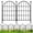 Set-3, variant on Decorative Garden Fence 10 Pack, No Dig Metal Flower Bed Edging Border, Rustproof Arched Panel Fencing with Stakes for Yard Patio Outdoor Decor - Small Animal Barrier