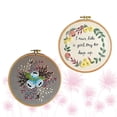 thumbnail image 3 of Embroidery Tools Kit Handmade Cloth for DIY 2Set with Mixed Style Flowers, 3 of 5