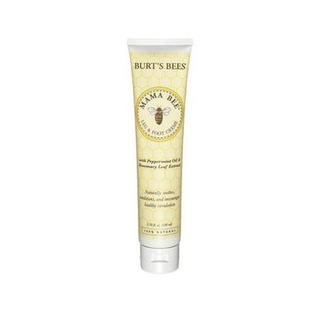 Burt's Bees Mama Bee jambes et des pieds Crème, 3,38 oz