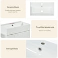 thumbnail image 4 of 21.6" Bathroom Vanity, Combo Cabinet, Single Ceramic Vessel Sink, Left Side Storage, Large, 4 of 7
