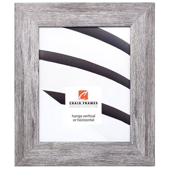 Craig Frames Bauhaus 200, 12 x 18 Inches Picture Frame, Gray Barnwood