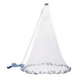 thumbnail image 6 of Pro Cast Net Fishing Mesh Saltwater Bait Drawstring Catch, 6ft/8ft/12ft/16ft, 6 of 11
