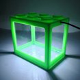 thumbnail image 1 of Mini Aquarium with Light Fishbowl for Home Office Tea Table Decoration green, 1 of 8