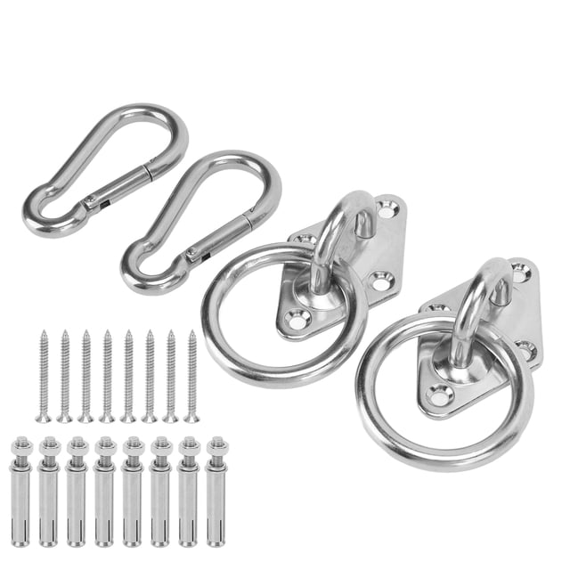 Kit De Suspensión De Techo De Acero Inoxidable, Soporte De Suspensión De Alta Dureza, Gancho Para Columpios De Hamaca De Yoga