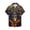 Multicolor, variant on KeShDi Linen Shirts for Men Mardi Gras Print Button Casual Short Sleeve Lapel Shirt Multicolor 2X