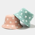 thumbnail image 4 of Chapeau Bob Réversible Unisexe Imprimé Double Face, Vert Gazon, 4 of 6