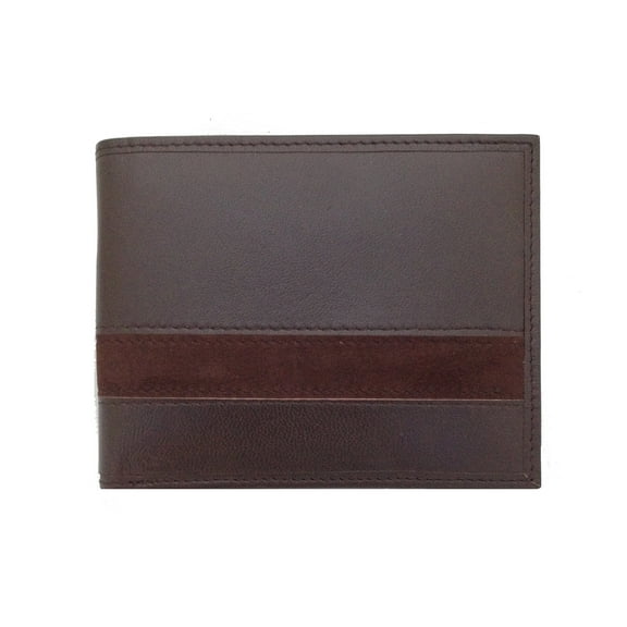Avallone Executive Bi-Fold Wallet - Brown Handmade Leather - 1EBBFBR