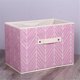 thumbnail image 5 of Injueey Cesta de almacenamiento para el hogar, caja de tela con asa lateral, soporte de clasificación, herramientas de organización plegables Almacenamiento y organización del hogar Rosado, 5 of 6