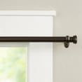 thumbnail image 3 of Decopolitan 27941-72ES 7/8-Inch End Cap Curtain Rod Set, 72 to 144-Inch, Black Espresso, 3 of 3