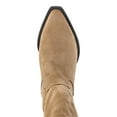 thumbnail image 2 of Time and Tru Women's Faux Suede Western Over The Knee Boots, 2 of 3