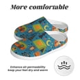 thumbnail image 6 of Lsque Animals In Camping Pattern Womens Comfort Cotton on Scuff With Memory Foam and Anti-skid Sole Slipper-46/47, 6 of 7