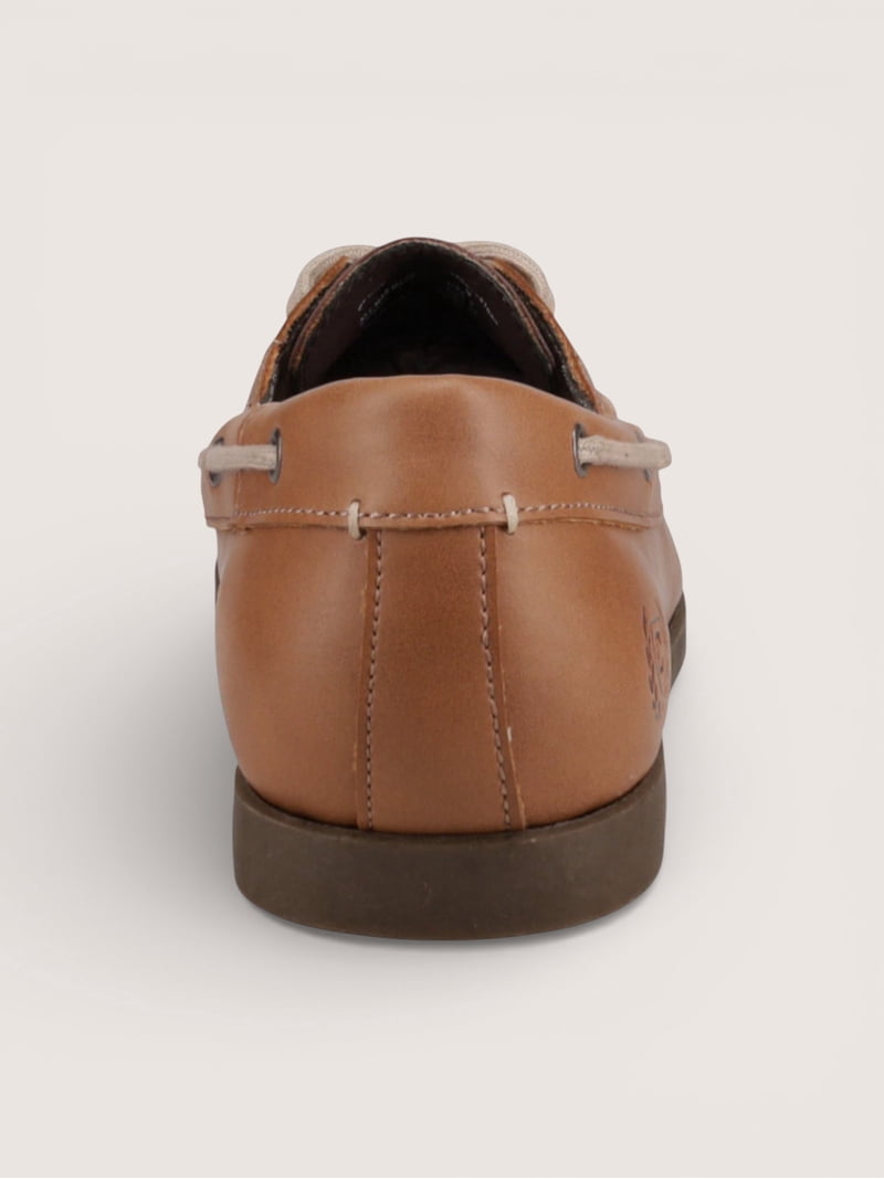 Chaps Leather Boat Shoes‎ Men’s Sz 11 CHAPS Two Tone Leather Upper Boat Shoes Gently Pre-owned  main image 4