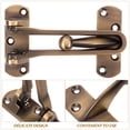 thumbnail image 5 of HINTRMENT Door Lock for Bedroom Security Metal Light Brown 1Set, 5 of 5