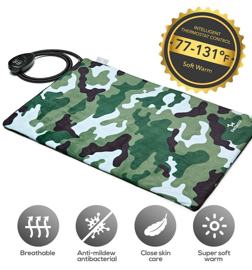 Indoor Pet Electric Heating Pad, Petfactors 7Level Controller DC15.6V