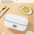 thumbnail image 4 of MesaSe Electric Lunch Box  Self Cooking Heating Food Steamer Heater Leakage Proof 2 Stainless Steel Inner Bowl Portable Electric Cooker Food Box For Office, 4 of 8
