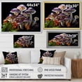thumbnail image 4 of Designart "Enchanting Pearl Mushrooms" Vegetables Wall Art Prints, 4 of 7