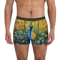 thumbnail image 2 of KLL Peacocks Men's Cotton Boxer Briefs Underwear-Small, 2 of 7