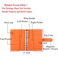 thumbnail image 2 of Antner A6 PU Leather Filler Paper with Hidden Compartments, 7.48in x 5.2in, 80 Sheets, 2 of 6