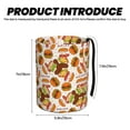 thumbnail image 3 of Honeii Burger Print Waterproof Car Trash Can,Waterproof Portable Collapsible Trash Can,Garbage Container fits Most Cars,SUVs,and Trucks, 3 of 7