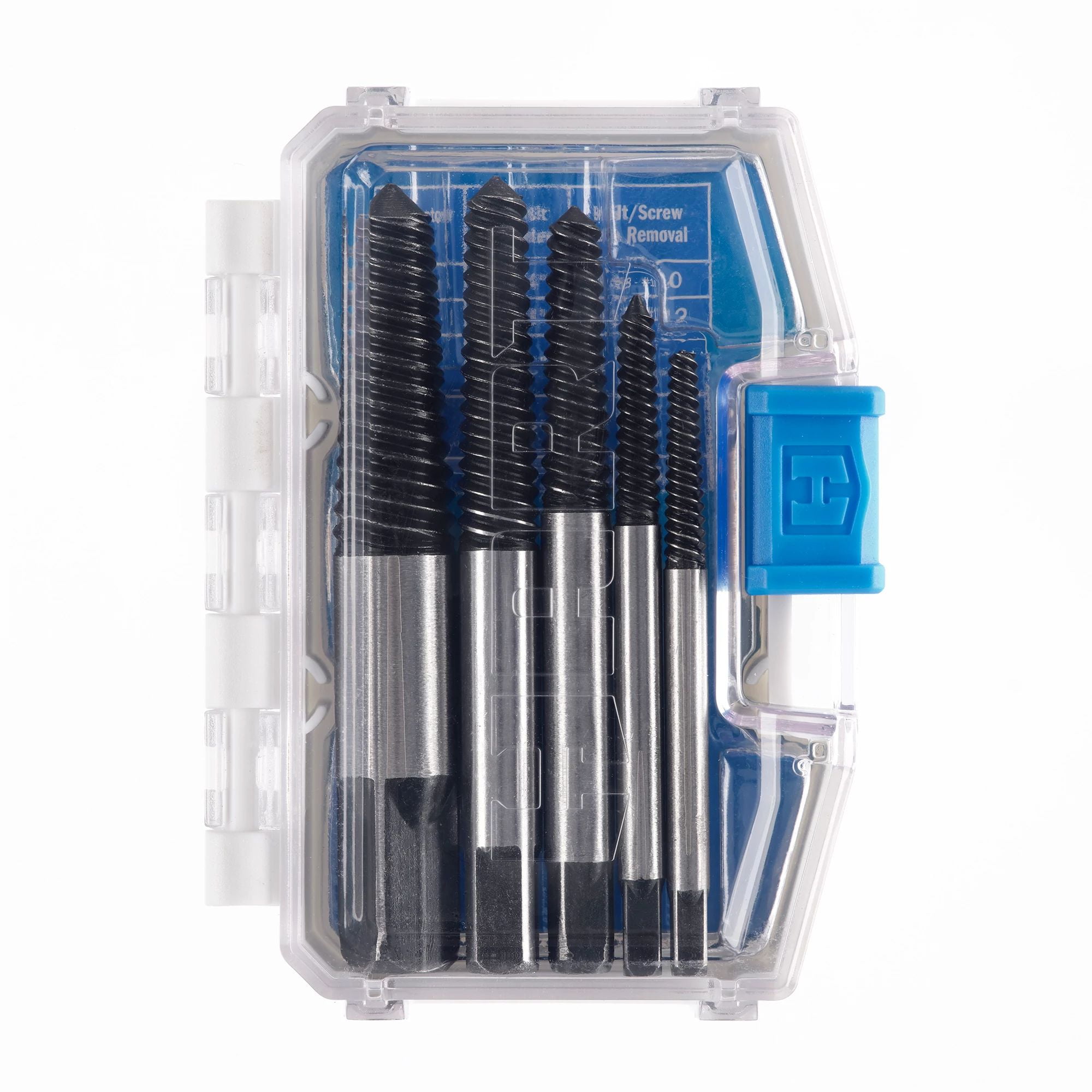 HART 5 Piece Assorted Screw Extractor Set with Modular Case for