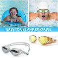 thumbnail image 3 of Lishi Anti-fog UV Protection Mirror Adult Swimming Goggles, 3 of 5